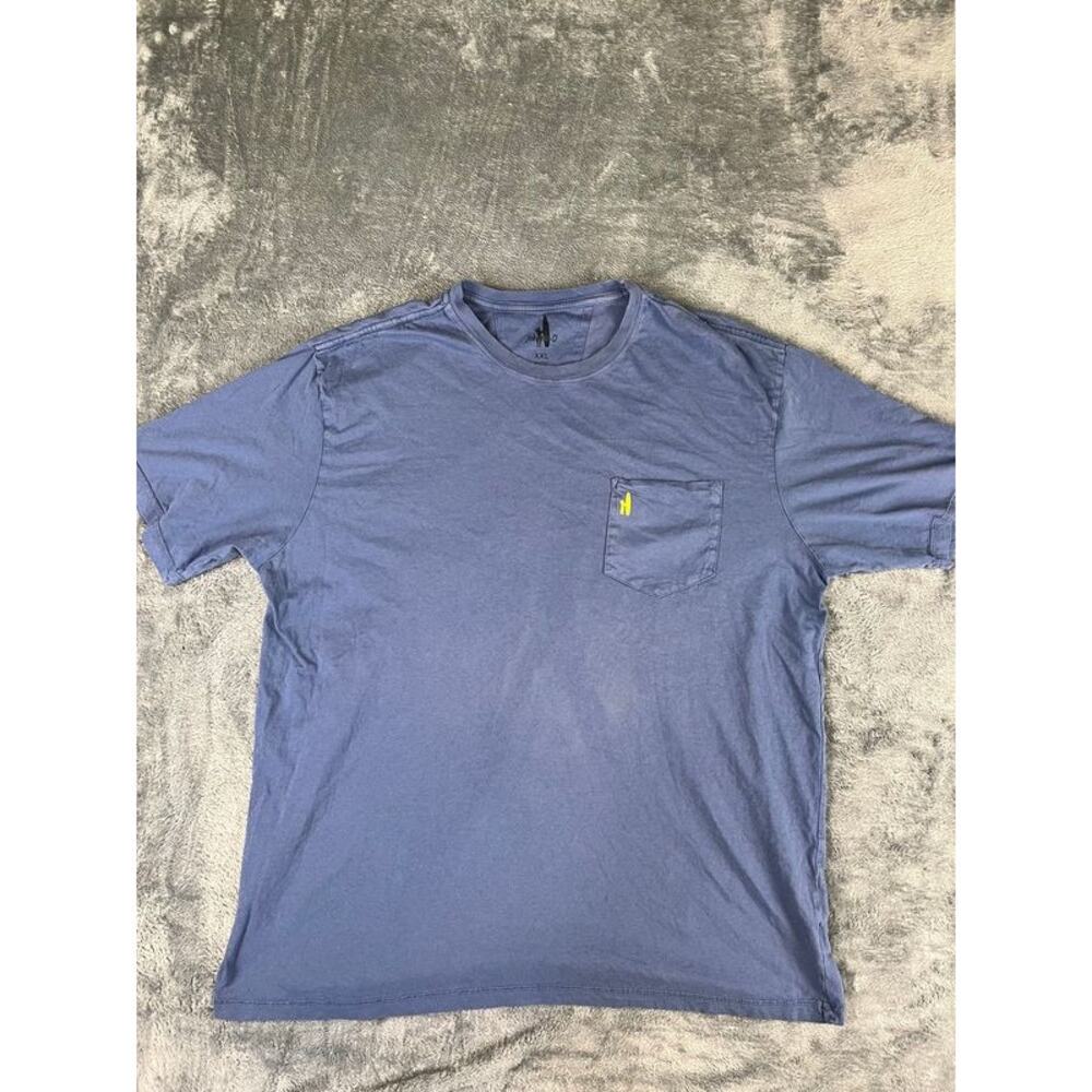 men's Johnny O 2XL t-shirt blue good condition pocket front